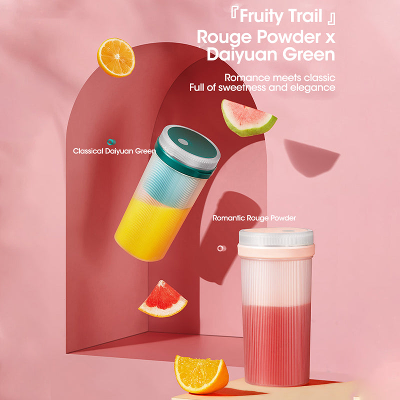 PulseMix GoBottle portable blender close up showing 6-blade motor